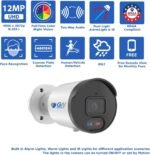 GW Security 64 Channel NVR 12MP (4096x3072) Face/Human/Cars/License Plate Detection PoE Security Camera System with 32 x 6K 12MP Full Color Night Vision Waterproof 2-Way Audio Bullet Camera, 16TB HDD - Image 3