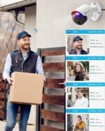 Swann 12MP Security Camera System, 16 Channel NVR with 4TB, 16 IP Cameras Indoor Outdoor Home, 6k Mega HD PoE Wired,Video Analytics, 2-Way Audio, Sirens, Color Night Vision, True Detect, 1690008B8DE - Image 3